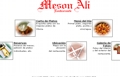 Pagina web del Meson Ali